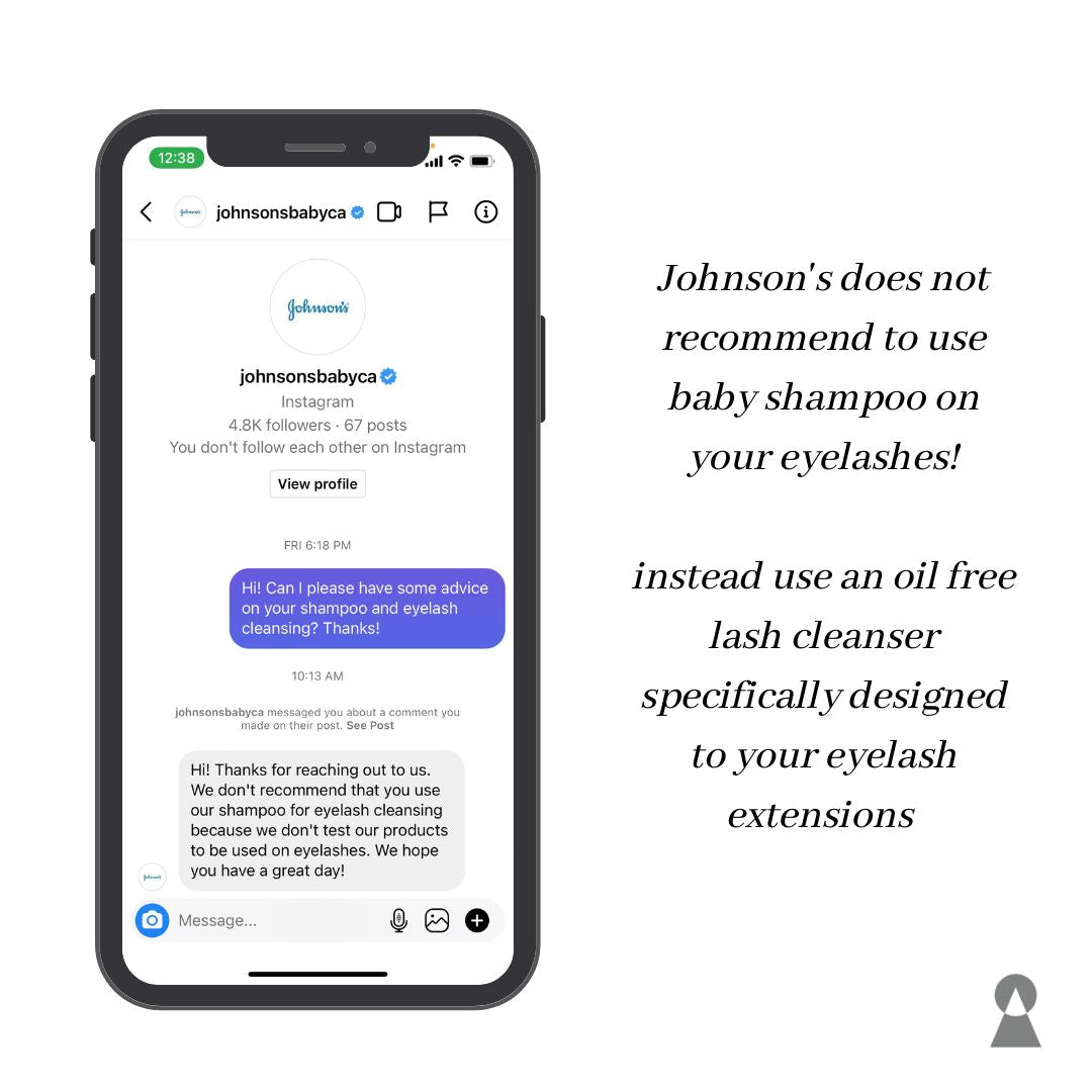 Can I use baby shampoo on my lashes? Secret Aesthetic Club